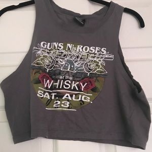 Guns n Roses Tank Crop